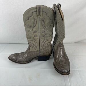 Vintage Billy’s Boots Genuine Python Snakeskin Western Boots Women’s 7.5–8